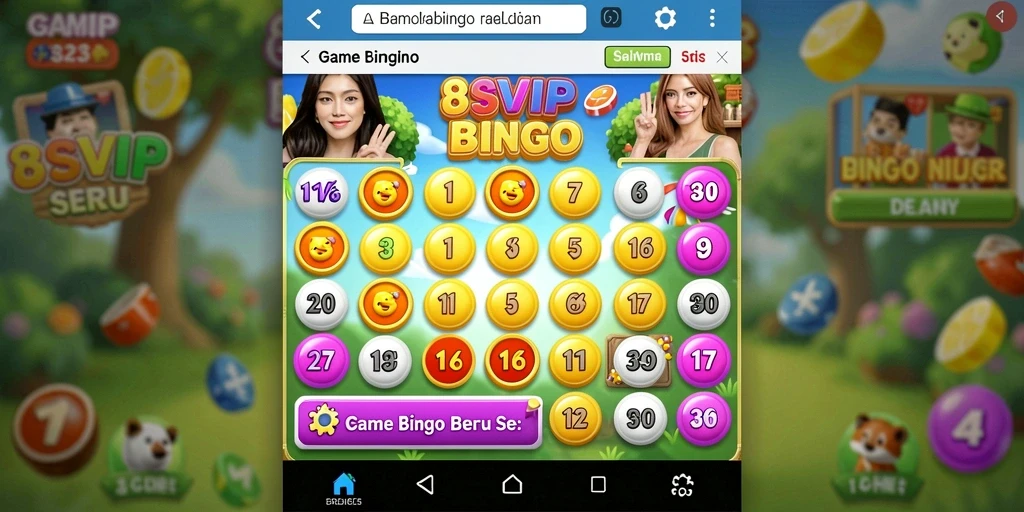 Gameplay seru Bingo di 8SVIP dengan grafis menawan.