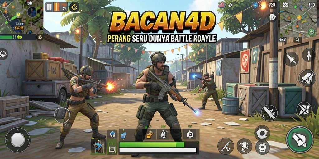 Tangkapan layar menunjukkan aksi seru di BACAN4D.