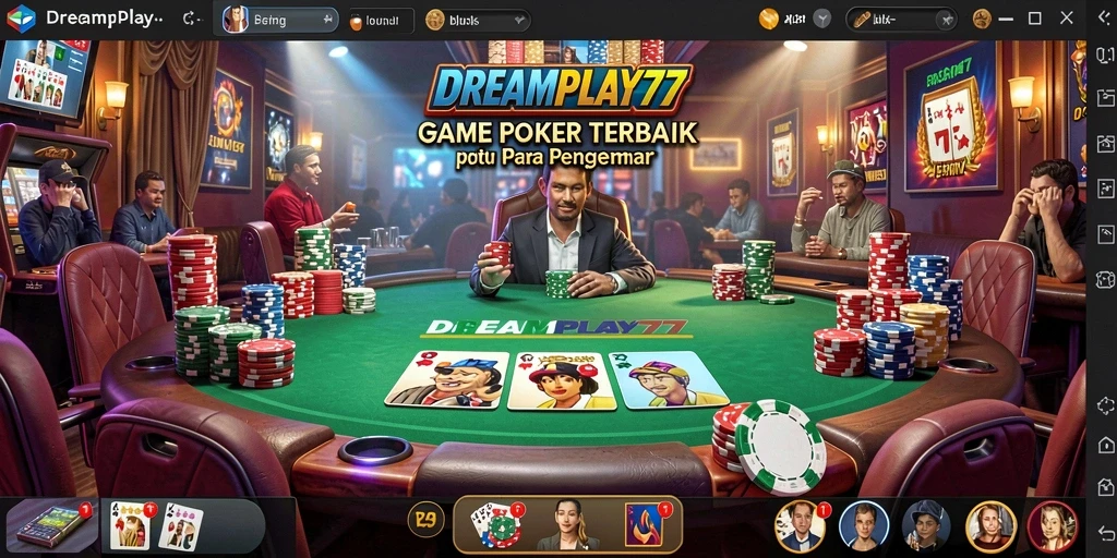Tampilan gameplay yang mendebarkan dan interaktif dari DREAMPLAY77.