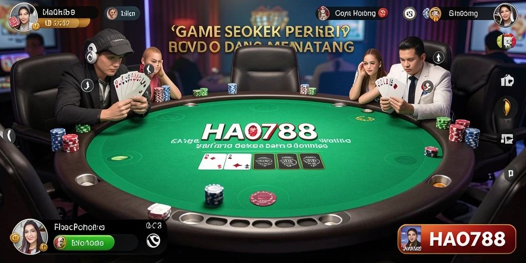 Tangkap momen seru bermain Poker di HAO788.