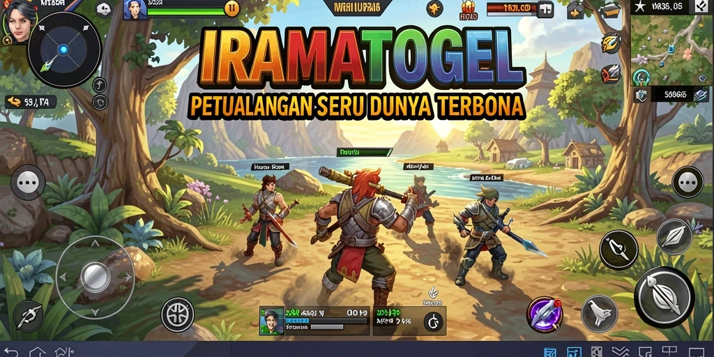 Tangkapan layar gameplay IRAMATOGEL yang menampilkan dunia terbuka yang luas.