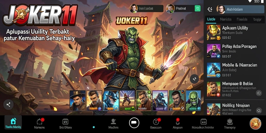 Tampilan screenshot utama JOKER11 menampilkan fitur pengingat tugas yang user-friendly.
