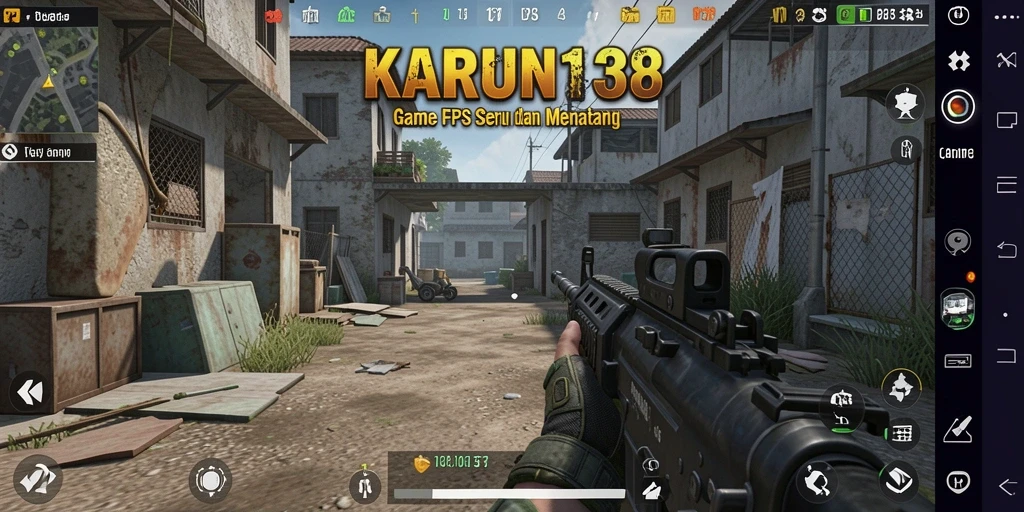 Gameplay intens dalam pertarungan FPS yang seru.