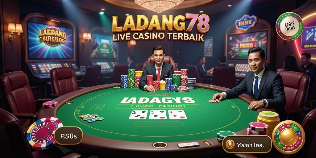 Tampilan menarik dari gameplay Live Casino LADANG78 dengan dealer profesional.