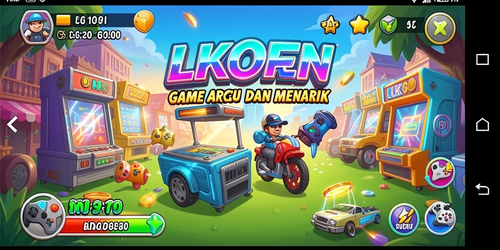 Tampilan gameplay LKOPEN yang seru dan menantang.