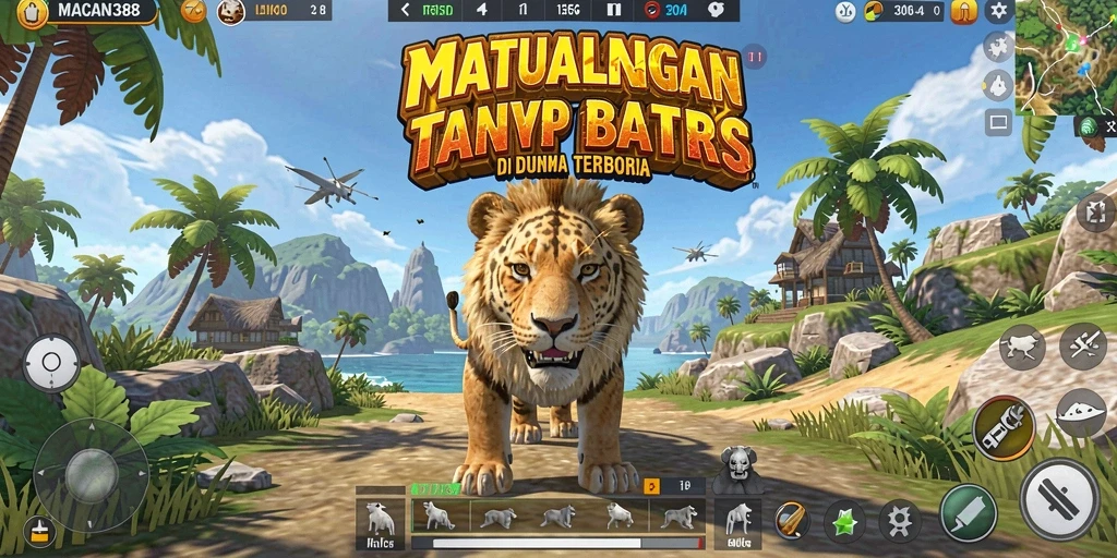 Tampilan gameplay yang menarik dalam dunia terbuka.