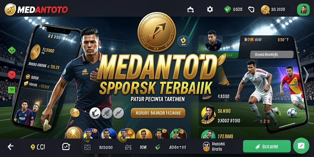 Screenshot gameplay MEDANTOTO yang menunjukkan berbagai olahraga untuk taruhan.