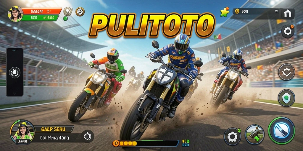 Tampilan menegangkan dari balapan kompetitif PULITOTO.