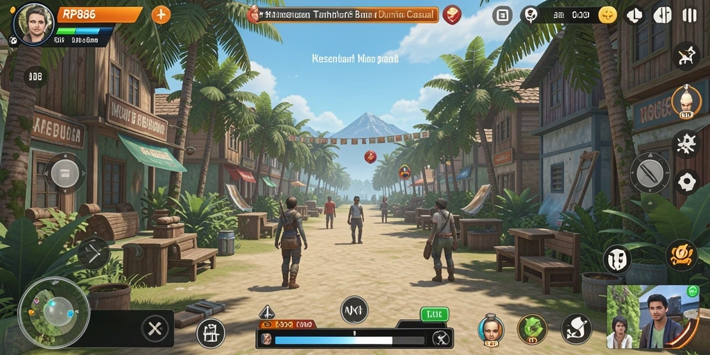Screenshot RP886 menampilkan gameplay menarik dari gaya Casual.