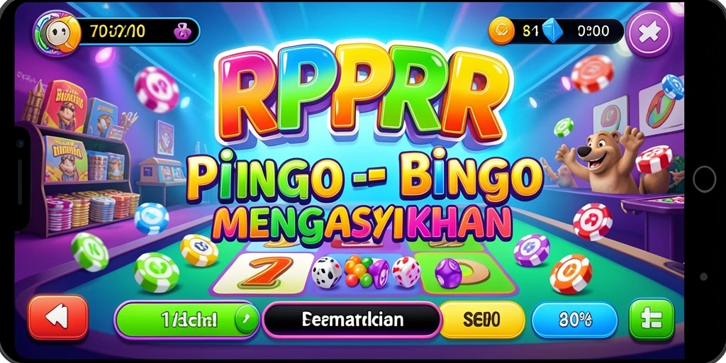 Screenshot tampilan game Bingo RPRR dengan gameplay yang menarik.