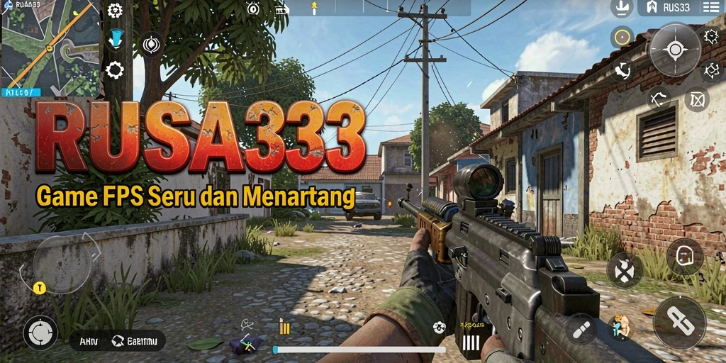 Screenshot dari gameplay RUSA33 menunjukkan aksi menegangkan di medan perang.