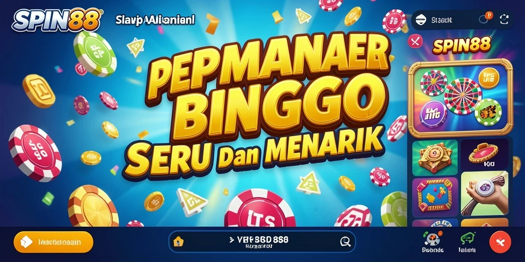 Tampilan gameplay Bingo yang seru dan interaktif di SPIN88.