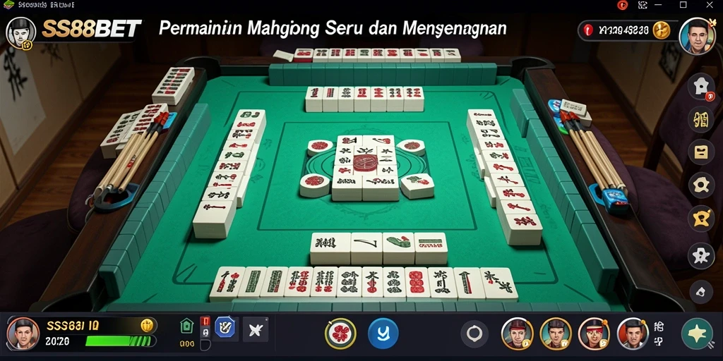 Screenshot gameplay SS88BET dengan pengalaman Mahjong terbaik.