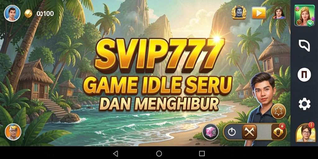 Screenshot utama SVIP777 menampilkan aksi gameplay Idle yang menarik dan memikat.