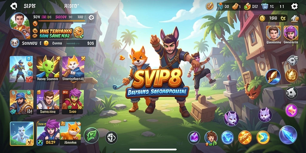 Tampilan menarik gameplay SVIP8 yang menyenangkan dan santai.