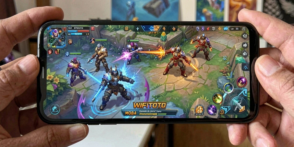 Screenshot gameplay WIFITOTO yang menampilkan aksi pertarungan seru.