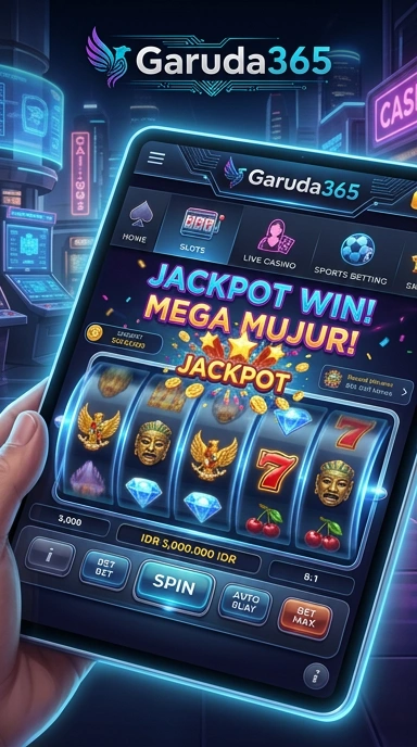 Tampilan antarmuka garuda365 yang sederhana dan intuitif.